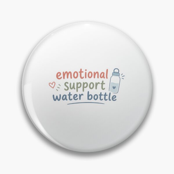 Item preview, Emotional support water bottle designed and sold by PatternFly.