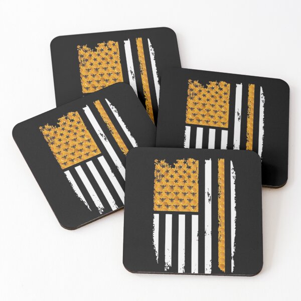Item preview, Beekeeper American Flag Honeycomb Vintage Patriotic Bee Design designed and sold by Gbriel3.