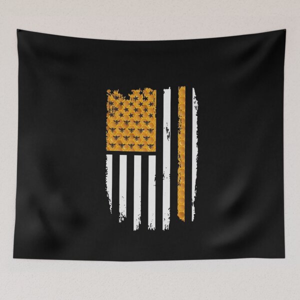 Item preview, Beekeeper American Flag Honeycomb Vintage Patriotic Bee Design designed and sold by Gbriel3.