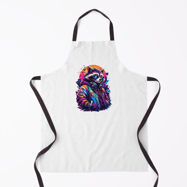 Item preview, Neon Rebel Raccoon designed and sold by lokabrand.