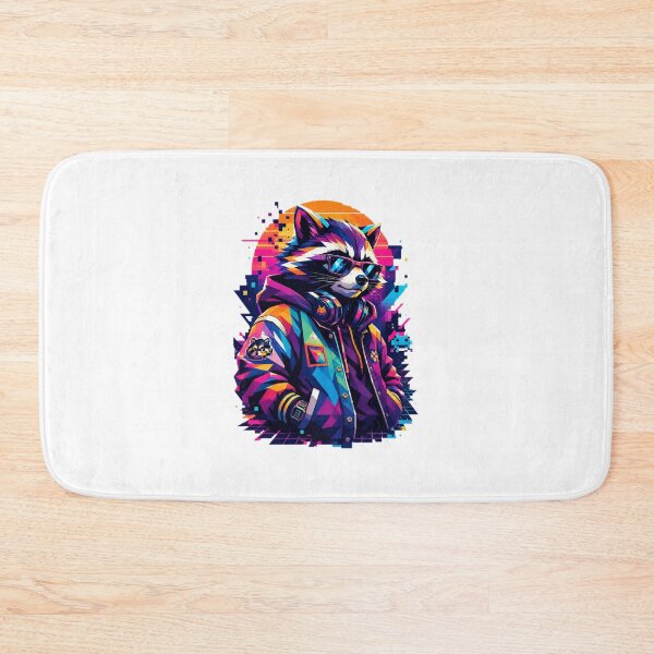 Item preview, Neon Rebel Raccoon  designed and sold by lokabrand.
