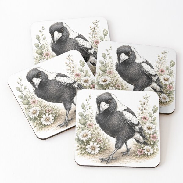 Item preview, Cheeky Little Magpie Treasure Hunters designed and sold by BRETT'S ART STUDIO.