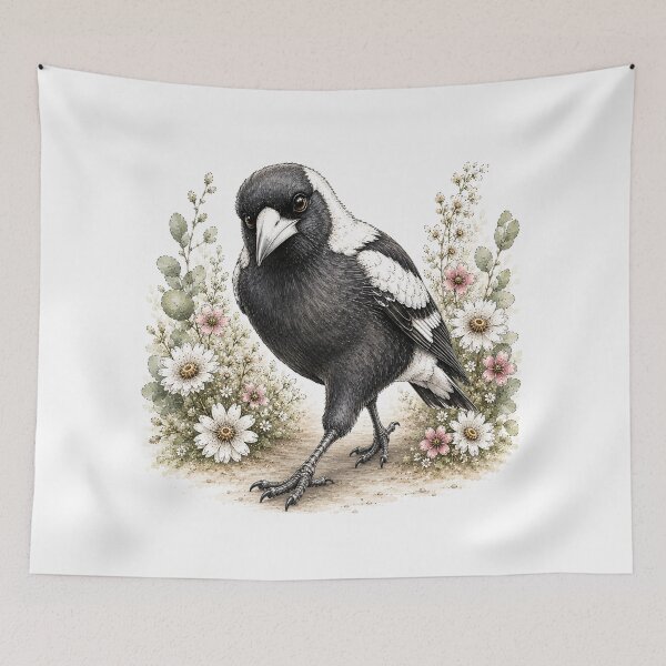 Item preview, Cheeky Little Magpie Treasure Hunters designed and sold by BRETT'S ART STUDIO.