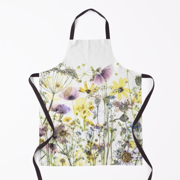 Item preview, Pressed Flower Meadow Botanical Art Glowing Floral Nature Design designed and sold by Elżbieta  Kaps.