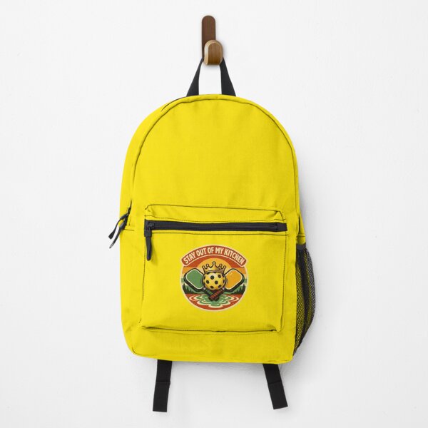 Item preview, Stay Out of My Kitchen – Retro Pickleball Sunset Crown Badge designed and sold by Timeless Junction.