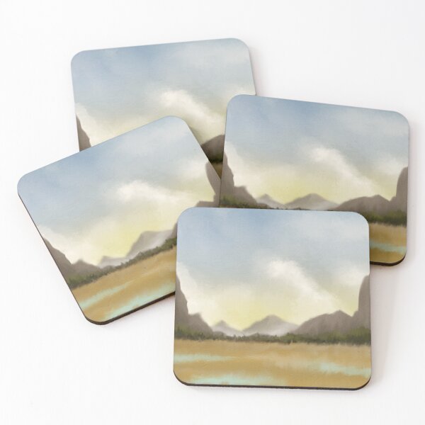 Item preview, Horizon Haze - A Serene Mountain Escape designed and sold by EsmArtUniverse.