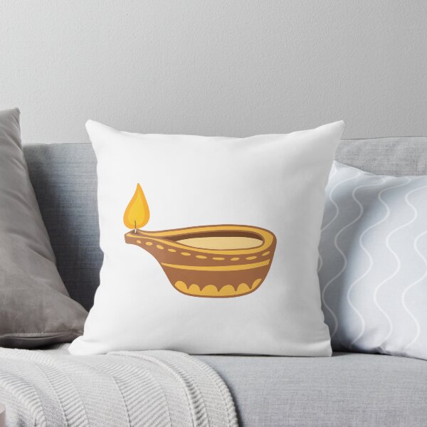 Item preview, Traditional Clay Diya Oil Lamp Indian Festival Light Illustration designed and sold by somimalikkk.