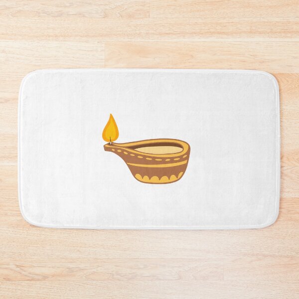 Item preview, Traditional Clay Diya Oil Lamp Indian Festival Light Illustration designed and sold by somimalikkk.