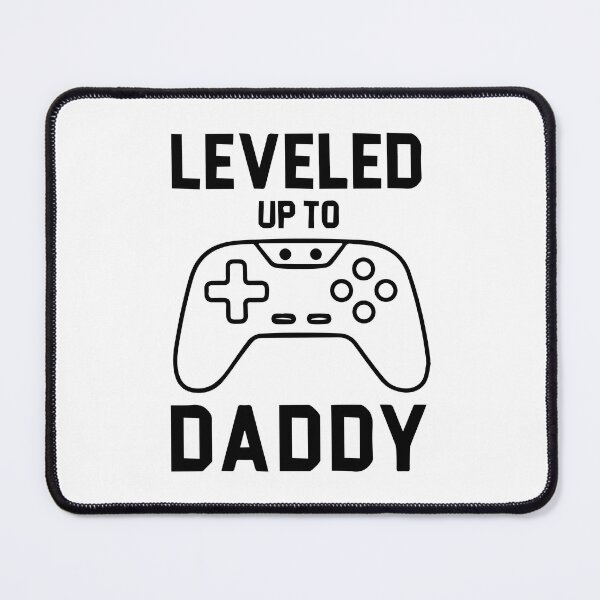 Item preview, Leveled Up To Daddy Funny Gamer Dad Gift Graphic designed and sold by BrownHorse90s.