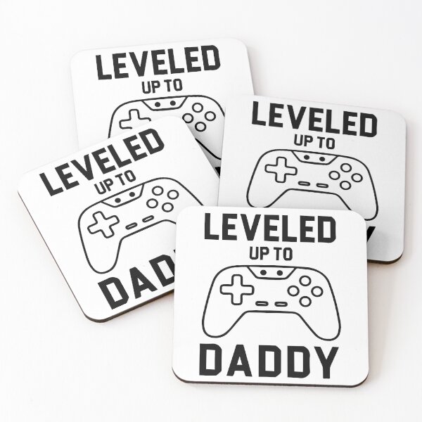 Item preview, Leveled Up To Daddy Funny Gamer Dad Gift Graphic designed and sold by BrownHorse90s.