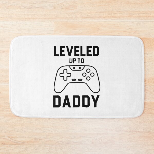 Item preview, Leveled Up To Daddy Funny Gamer Dad Gift Graphic designed and sold by BrownHorse90s.