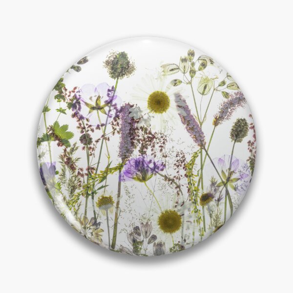 Item preview, Wildflower Herbarium Pressed Floral Art Design designed and sold by Elżbieta  Kaps.