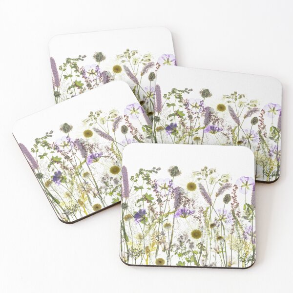 Item preview, Wildflower Herbarium Pressed Floral Art Design designed and sold by Elżbieta  Kaps.
