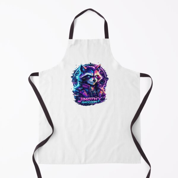 Item preview, Neon Rebel Jimothy The Cyberpunk Raccoon designed and sold by lokabrand.