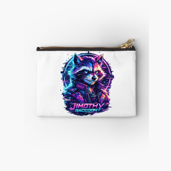 Item preview, Neon Rebel Jimothy The Cyberpunk Raccoon designed and sold by lokabrand.
