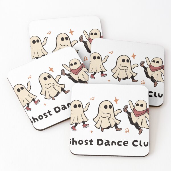 Item preview, Ghost Dance Club Cute Retro Halloween Ghosts Vintage Design designed and sold by nunkioceani.