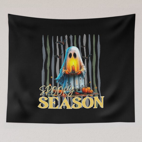 Item preview, Halloween Ghost Holding Candle designed and sold by fernandmoonbeam.