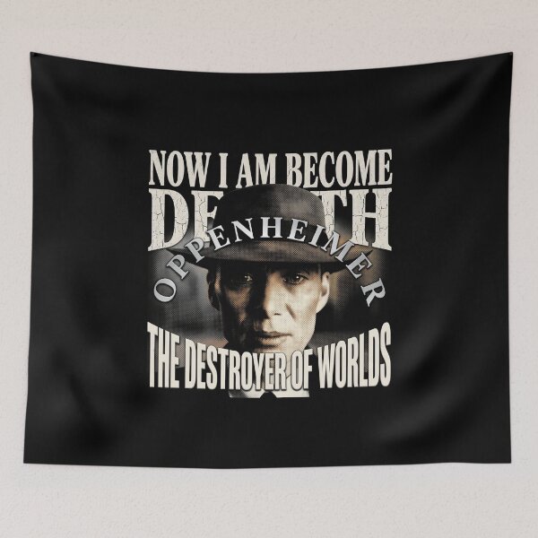 Item preview, Now I Am Become Death The Destroyer Of Worlds Oppenheimer designed and sold by Enea Kelo.