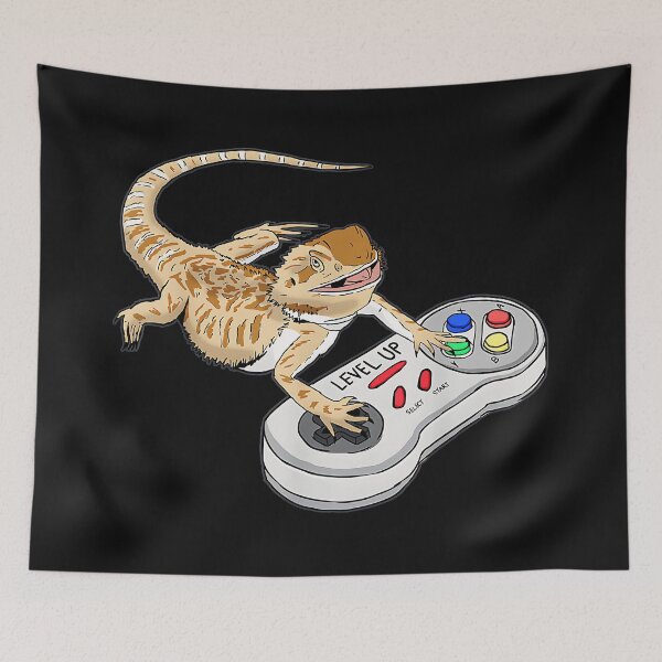 Item preview, Level Up Bearded Dragon Gamer Reptile Owner designed and sold by MOnnroyu.