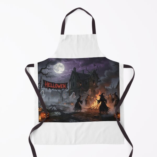 Item preview, Witches' Sabbath Night - Scary Halloween Forest Art designed and sold by Nela-&-Lena.