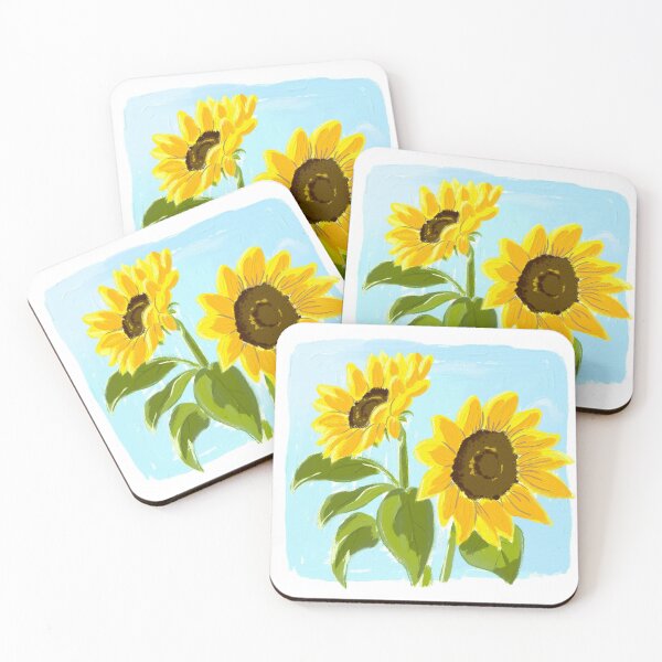 Item preview, Warm Vibrant Sunflower Botanical Art designed and sold by Somi Mood.