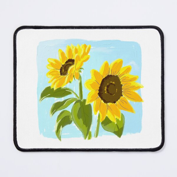 Item preview, Warm Vibrant Sunflower Botanical Art designed and sold by Somi Mood.