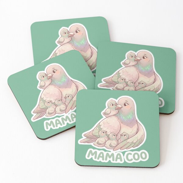 Item preview, Mama Coo Pigeon Family designed and sold by azule1.