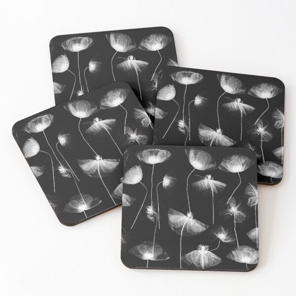 Item preview, X-Ray Style Pressed Poppies Botanical Art designed and sold by Elżbieta  Kaps.