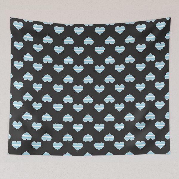 Item preview, Demiboy Blue Pride Heart [Dark Edition] designed and sold by Roxzania.