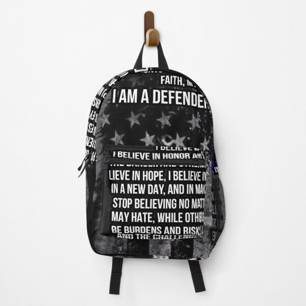 Item preview, I Am A Sheepdog Thin Blue Line Police Defender Peacekeeper Poster designed and sold by CanvasFuse.