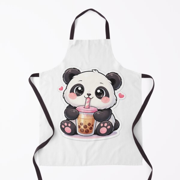 Item preview, Cute Panda Drinking Bubble Tea Sticker – Kawaii Panda Boba Tea Cartoon, Funny Chubby Panda Aesthetic Sticker designed and sold by irfanshikh.