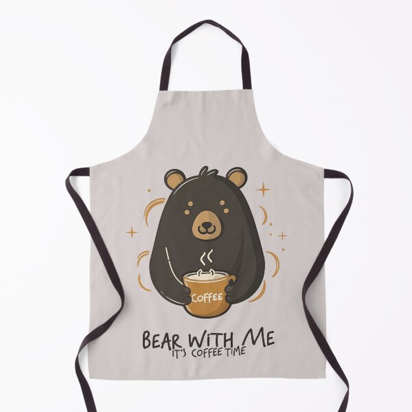 Item preview, Minimalist Caffeine Lover Cozy Modern Animal -Coffee Bear- designed and sold by Noorkin.