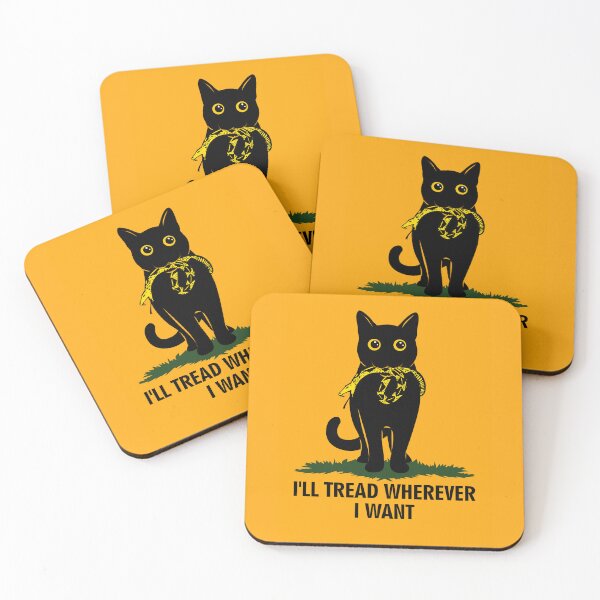 Item preview,  I’ll Tread Wherever I Want Cat Lovers designed and sold by PurrfectHome.