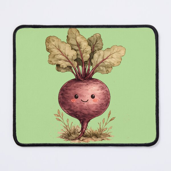 Item preview, Cute Kawaii Beetroot | Adorable Watercolor Garden Vegetable Design designed and sold by KAM-KAM-STORE.