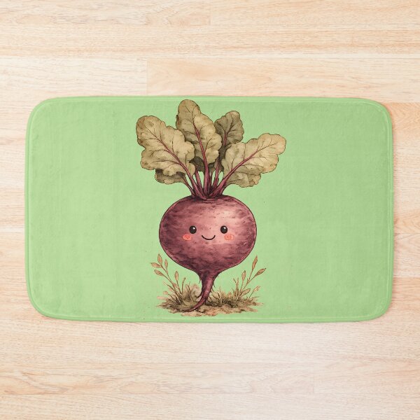Item preview, Cute Kawaii Beetroot | Adorable Watercolor Garden Vegetable Design designed and sold by KAM-KAM-STORE.