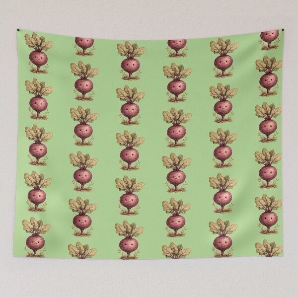 Item preview, Cute Kawaii Beetroot | Adorable Watercolor Garden Vegetable Design designed and sold by KAM-KAM-STORE.