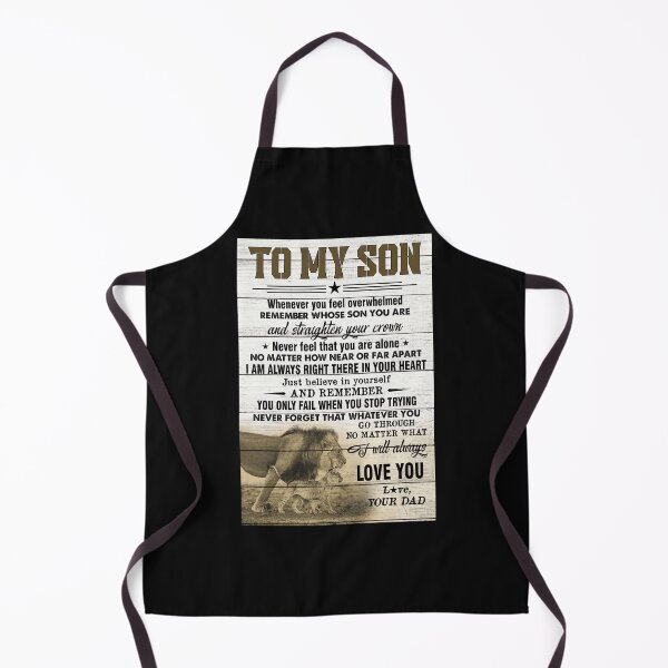 Item preview, To My Son Whenever You Feel Overwhelmed Lion Love Dad Poster designed and sold by MagicatcoArt.