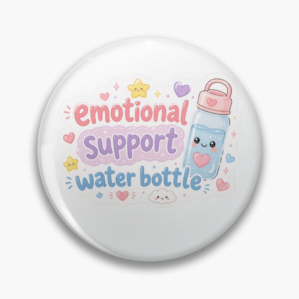 Item preview, Emotional support water bottle designed and sold by PatternFly.