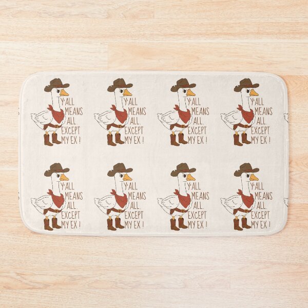 Item preview, Yall Means All Except My Ex Cowboy Goose Humor designed and sold by Artemis & Woven Collective.