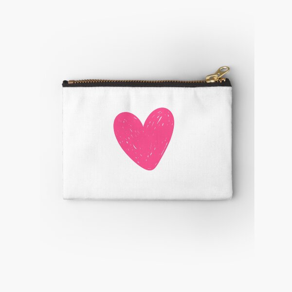 Item preview, Cute Textured Pink Heart Sketch Hand Drawn Aesthetic Illustration designed and sold by somimalikkk.