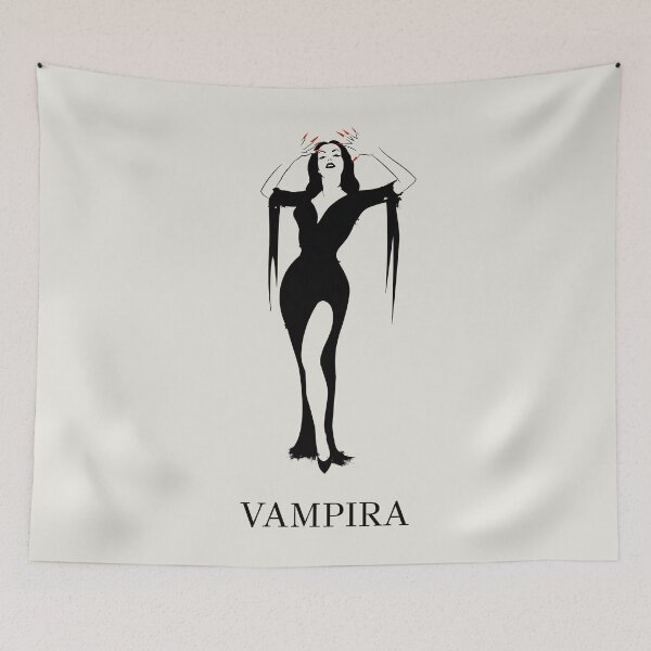 Item preview, Vampire Minimalist Poster | Maila Nurmi | Gothic Horror Icon | Mid-Century Wall Art designed and sold by FULLER FACTORY.