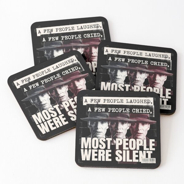 Item preview, Most People Were Silent - Oppenheimer Quote designed and sold by Enea Kelo.