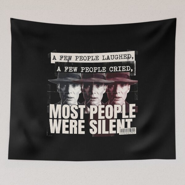 Item preview, Most People Were Silent - Oppenheimer Quote designed and sold by Enea Kelo.