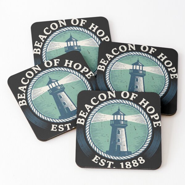 Item preview, Beacon of Hope Vintage Lighthouse Coastal Maritime Emblem Est 1888 designed and sold by TeNovaStudio.
