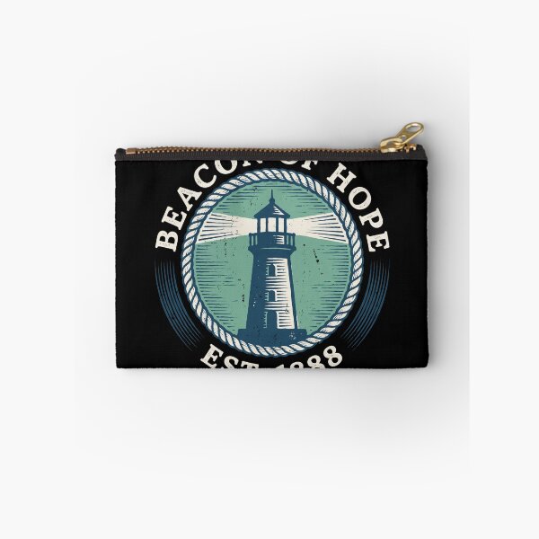 Item preview, Beacon of Hope Vintage Lighthouse Coastal Maritime Emblem Est 1888 designed and sold by TeNovaStudio.