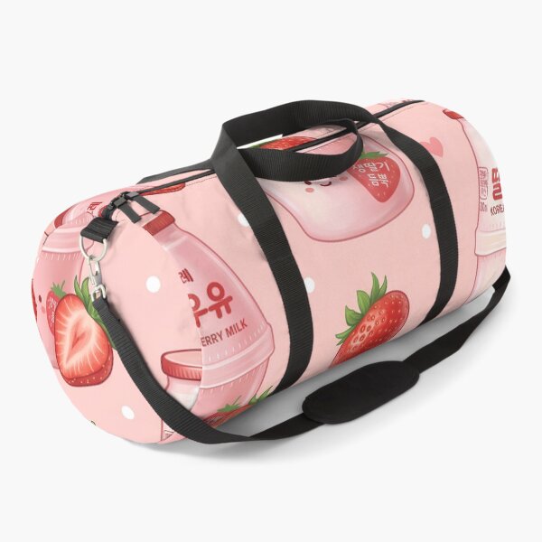 Item preview, Cute Korean Strawberry Milk Pattern | K-Food & Kawaii Pink Pattern designed and sold by BeataPrint.