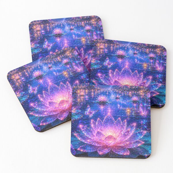 Item preview, Cosmic Crystal Lotus Galaxy designed and sold by Gold&pixels.