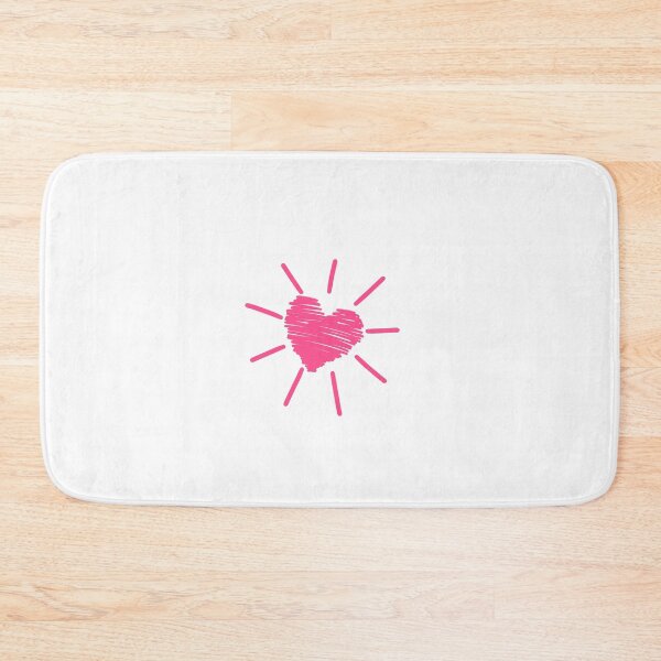 Item preview, Glowing Radiant Pink Scribble Heart Burst Doodle Illustration designed and sold by somimalikkk.