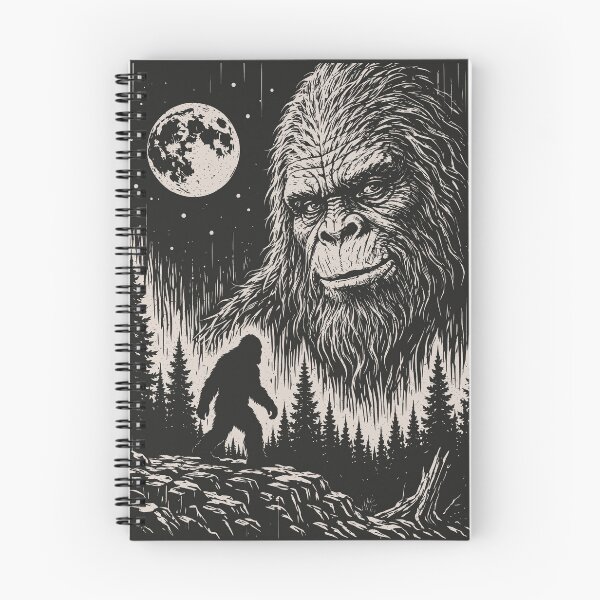 Item preview, Sasquatch Moon Vintage Bigfoot Hunter Cryptid Outdoor  designed and sold by Y-Vibes.