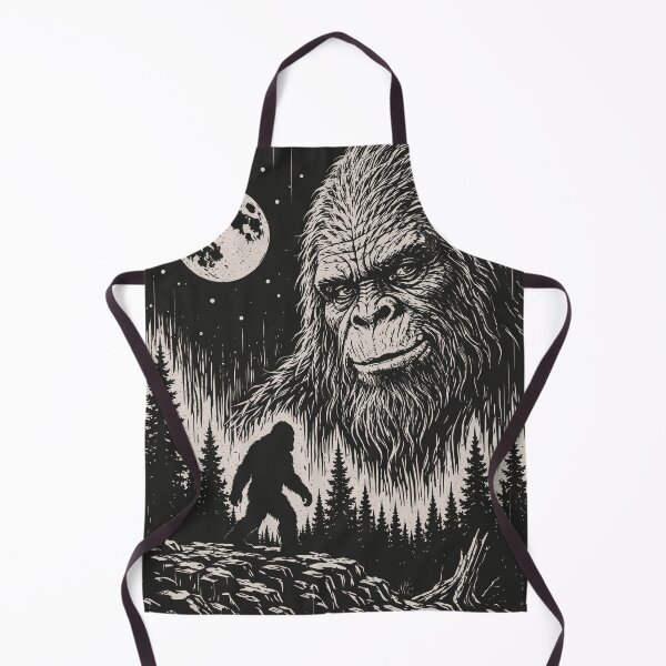 Item preview, Sasquatch Moon Vintage Bigfoot Hunter Cryptid Outdoor designed and sold by Y-Vibes.